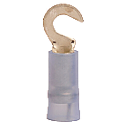 1614NYHC10 16-14 AWG 3-PIECE WITH SLEEVE NYLON INSULATED HOOK CONNECTOR WITH #10 STUD