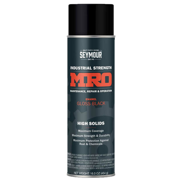 SM-620-1415 GLOSS BLACK MRO HIGH SOLIDS SPRAY PAINT 20OZ CAN 16OZ FILL