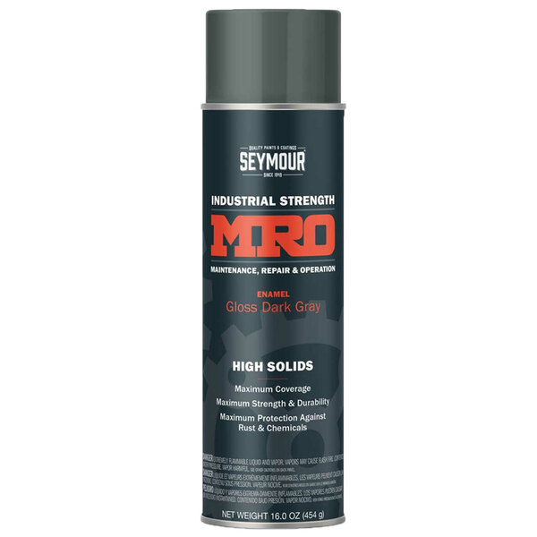 SM-620-1417 DARK MACHINERY GRAY (ANSI 49) MRO HIGH SOLIDS SPRAY PAINT 20OZ CAN 16OZ FILL