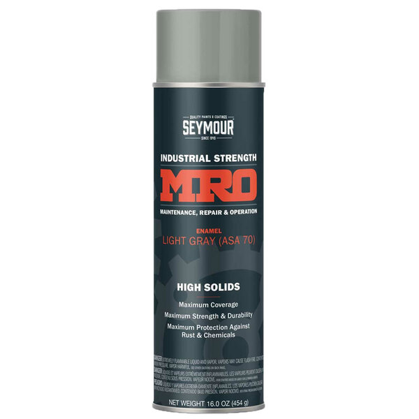SM-620-1418 LIGHT GRAY (ANSI 70) MRO HIGH SOLIDS SPRAY PAINT 20OZ CAN 16OZ FILL