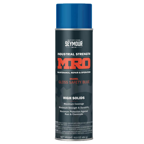 SM-620-1427 SAFETY BLUE MRO HIGH SOLIDS SPRAY PAINT 20OZ CAN 16OZ FILL
