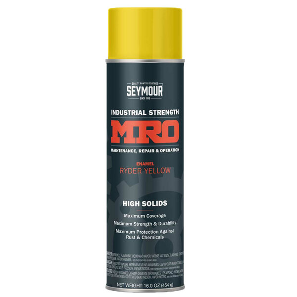SM-620-1446 RYDER YELLOW MRO HIGH SOLIDS SPRAY PAINT 20OZ CAN 16OZ FILL