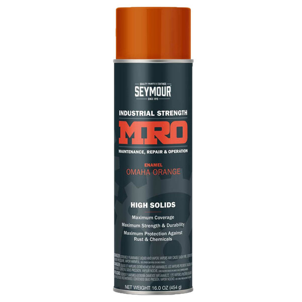 SM-620-1450 OMAHA ORANGE MRO HIGH SOLIDS SPRAY PAINT 20OZ CAN 16OZ FILL