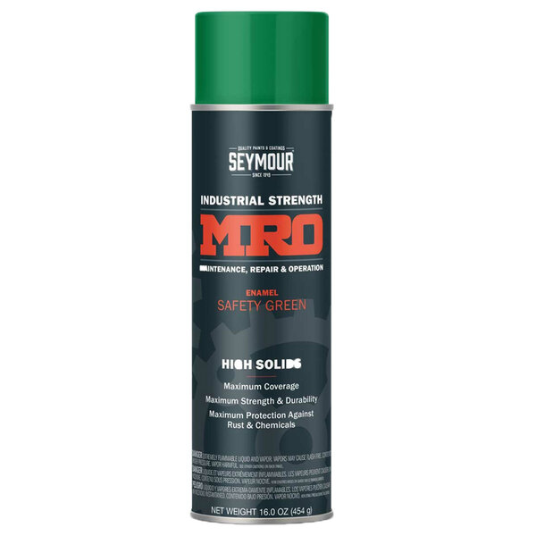 SM-620-1452 SAFETY GREEN MRO HIGH SOLIDS SPRAY PAINT 20OZ CAN 16OZ FILL