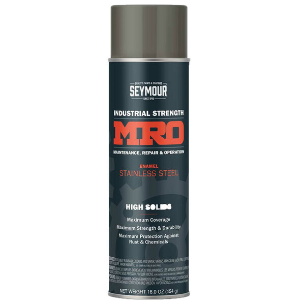SM-620-1460 STAINLESS STEEL MRO HIGH SOLIDS SPRAY PAINT 20OZ CAN 16OZ FILL