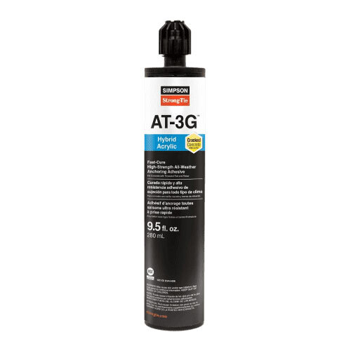 AT3G10 SIMPSON STRONG-TIE AT3G10 9.5OZ HIGH STRENGTH HYBRID ACRYLIC ADHESIVE