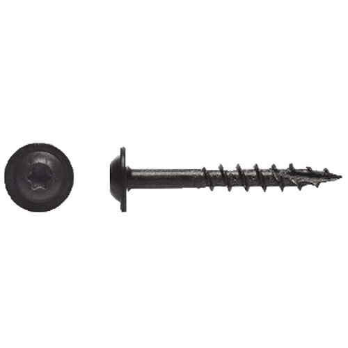GDW7114B 7 X 1 1/4 BROWN EXTERIOR COATED TORX DRIVE ROUND WASHER HEAD GARAGE DOOR WEATHER STRIPPING SCREW