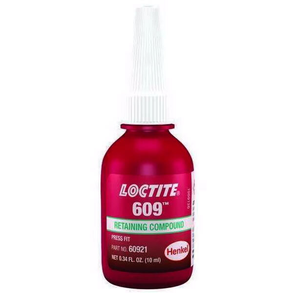 LOCTITE 135511 609 GREEN RETAINING COMPOUND GENERAL PURPOSE 3000 PSI 10 MIL BOTTLE
