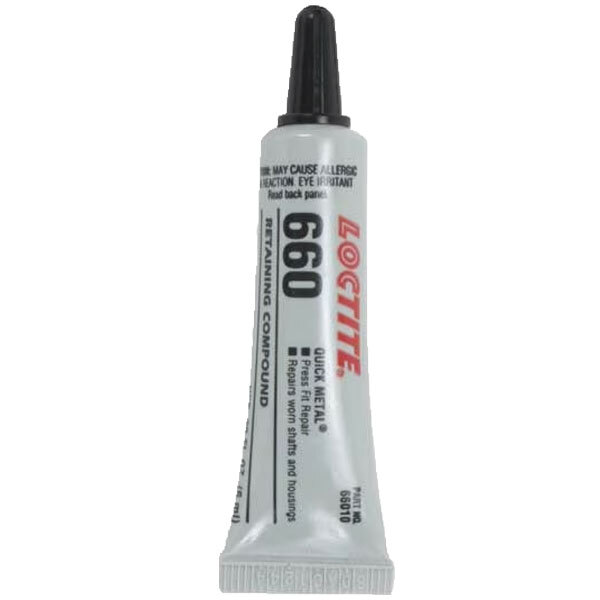 LOCTITE 209765 660 SILVER QUICK METAL RETAINING COMPOUND 3300 PSI 6 MIL TUBE