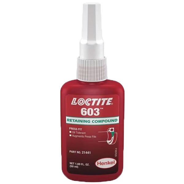 LOCTITE 231099 603 GREEN RETAINING COMPOUND OIL TOLERANT 3770 PSI 50 MIL BOTTLE