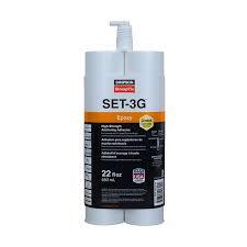 SIM-SET3G22-N SET-3G™ HIGH-STRENGTH EPOXY ADHESIVE 22 OZ ET-3G W/ 1 NOZZLE AND EXTENSION