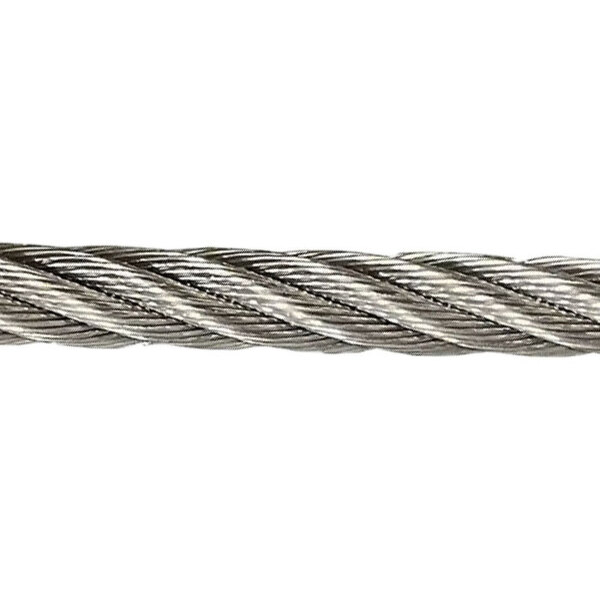 12ACC250A2 1/8" 7X19 304 STAINLESS STEEL AIRCRAFT CABLE 250' REEL