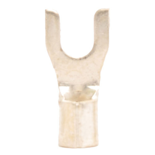 10050BZ 22-18 AWG UNINSULATED BRAZED SEAM SPADE CONNECTOR WITH #6 STUD