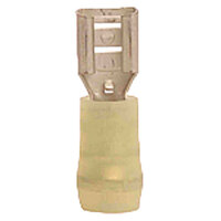 12-10 AWG 3-PIECE WITH SLEEVE NYLON PARTIAL INSULATED FEMALE QUICK CONNECT .250 TAB WIDTH