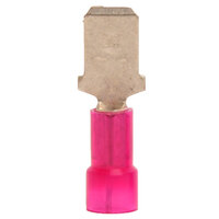 22-18 AWG NYLON INSULATED BRAZED BARREL MALE QUICK DISCONNECT .250 TAB WIDTH