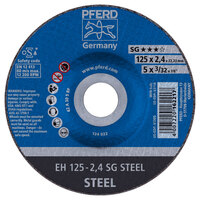 5 X 3/32 CUTOFF WHEEL 7/8 ARBOR SG STEEL DEPRESSED CENTER TYPE 27