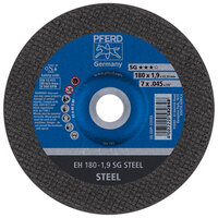 7 X .045 CUTOFF WHEEL 7/8 ARBOR SG STEEL DEPRESSED CENTER TYPE 27