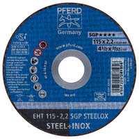 4 1/2 X 3/32 CUTOFF WHEEL 7/8 ARBOR SGP STEELOX FLAT TYPE 1