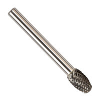 SE-41 1/7 X 7/32 MINIATURE CARBIDE BUR OVAL END DOUBLE CUT 1/8 SHANK