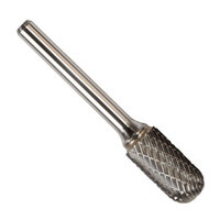 SC-3L 3/8 X 1 CARBIDE BUR CYLINDRICAL RADIUS END DOUBLE CUT 1/4 SHANK