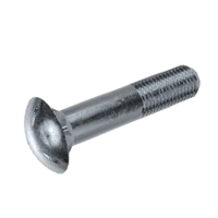 M10-1.50X100 MM,(PT) DIN 603 COARSE METRIC CARRIAGE BOLTS 4.6 DIN 603 COARSE ZINC CR+3
