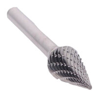 SM-1 1/4" X 1/2" CONE POINTED END CARBIDE BUR 1/4" SHANK
