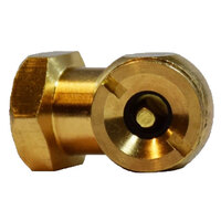 1/4 FIP BRASS PNEUMATIC HEX BALL FOOT CHUCK
