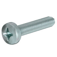 #10-32 x 1/4 Zinc Finish Steel Phillips Drive Fillister Head Machine Screw