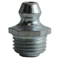 M10-1.0 ZINC FINISH STEEL STRAIGHT TAPER THREAD GREASE FITTING WITH BALL CHECK H2109Z3