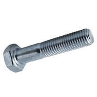 M10-1.50 X 100 MM,(PT) HEX CAP SCREWS 8.8 COARSE MED. CARBON ZINC CR+3