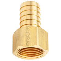 3/4 X 3/4 LEAD-FREE BRASS HOSE BARB RIGID FEMALE ADAPTER USA