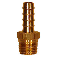 5/8 X 3/4 LEAD-FREE BRASS HOSE BARB RIGID MALE ADAPTER USA