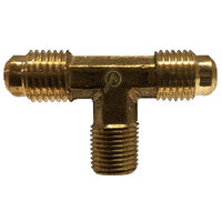 1/4 X 1/8 LEAD-FREE BRASS SAE 45 DEGREE FLARE MALE BRANCH TEE