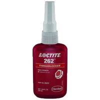 262 RED MEDIUM TO HIGH STRENGTH THREADLOCKER 250 MIL BOTTLE