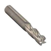 1/2 CARBIDE 4 FLUTE SINGLE END CENTER CUTTING END MILL 1/2 SHANK 3 1/4 OVERALL LENGTH