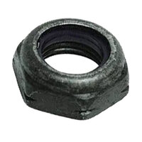 #10-24 BLACK OXIDE FINISH STAINLESS STEEL A563 GRADE A HEX JAM NUT