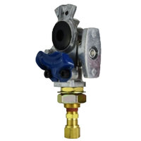 1/2 SERVICE (BLUE) KNOB STYLE SHUTOFF ALUMINUM GLADHAND BLACK RUBBER SEAL