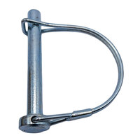 1/4 x 1 3/4 Zinc Finish Low Carbon Steel Round Two Wire Snapper Safety Pin